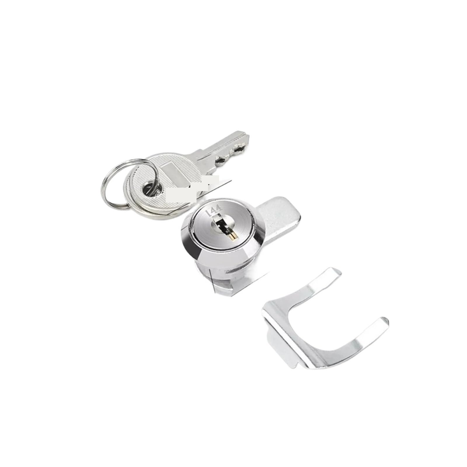 Fonhndg Color 6 Cabinet Locks 2 Sets Iron Cabinet Insert Linkage Toolbox Lock 180 Degree Rotation Unlocking Portable Drawer Alloy Durable File(Color 6)