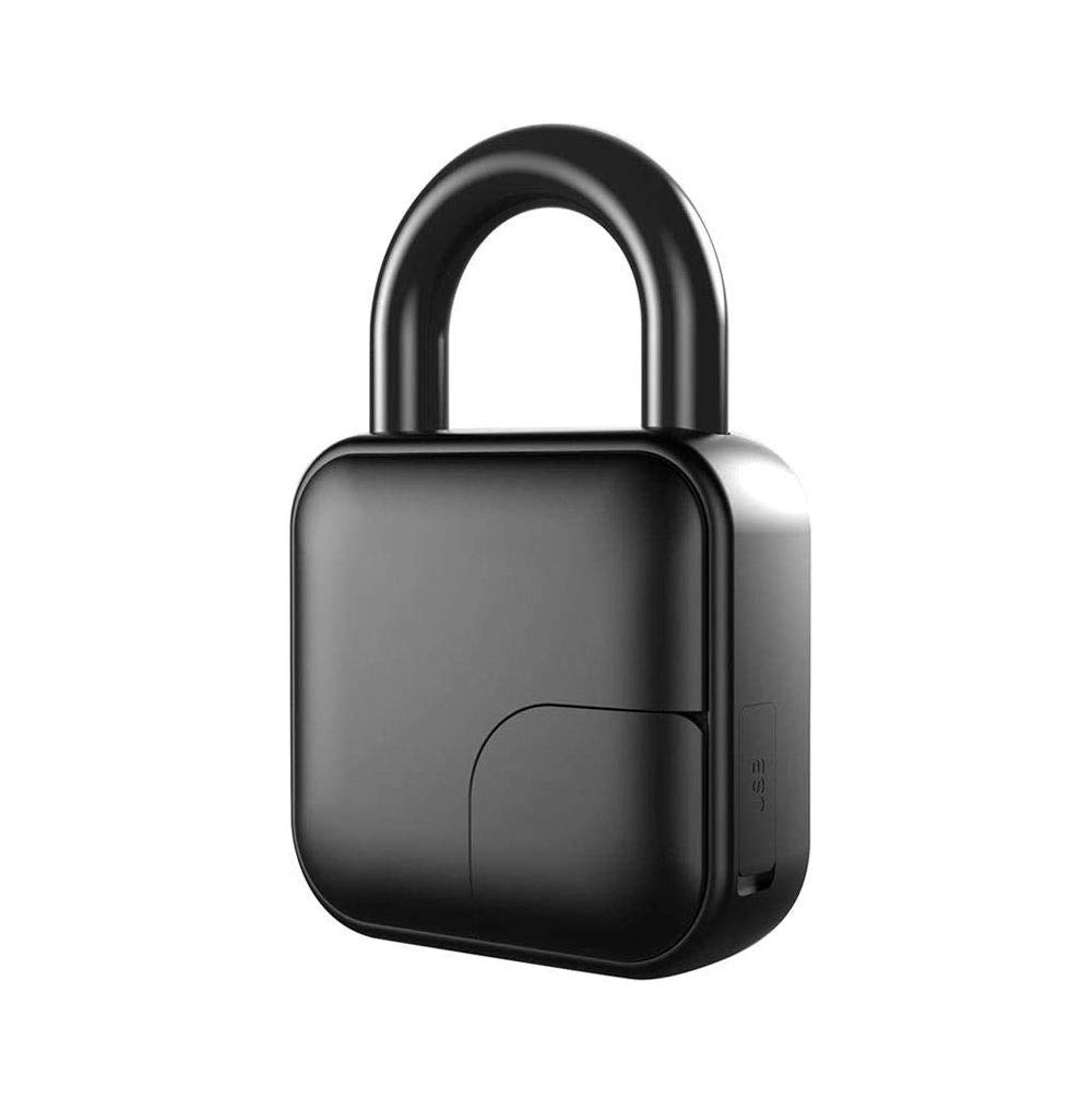 Cadre d'empreinte digitale Padlock Smart Keyless ThinkPrint biométrique d'empreinte digitale Lock imperméable Charge USB Casier de sécurité pour salle de sport, porte, école, vélo, sacs à bagage