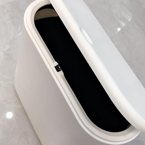 Miniatura 8 de Piezas de prensa de cesta, 50 unidades, cerradura de tapa de bote de basura, autobloqueo, repuesto de captura de basura