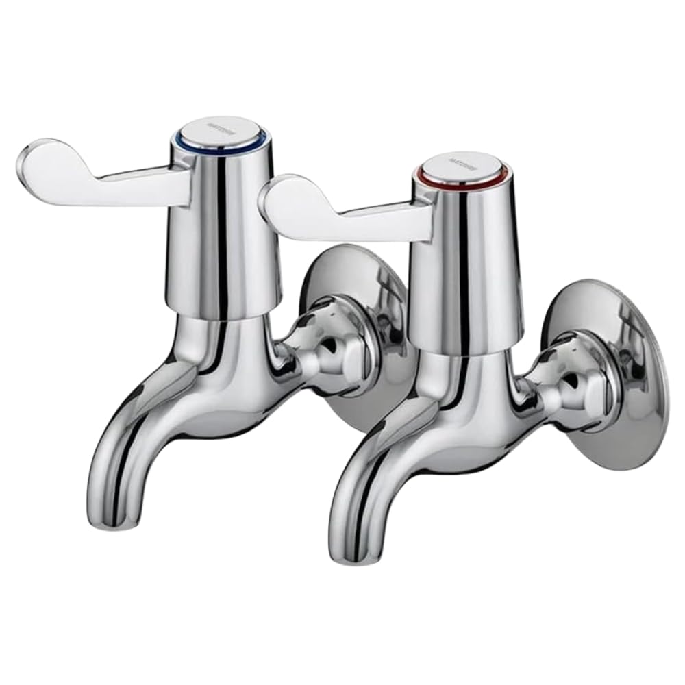 Robinet de lavabo mural design moderne mitigeur salle de bain