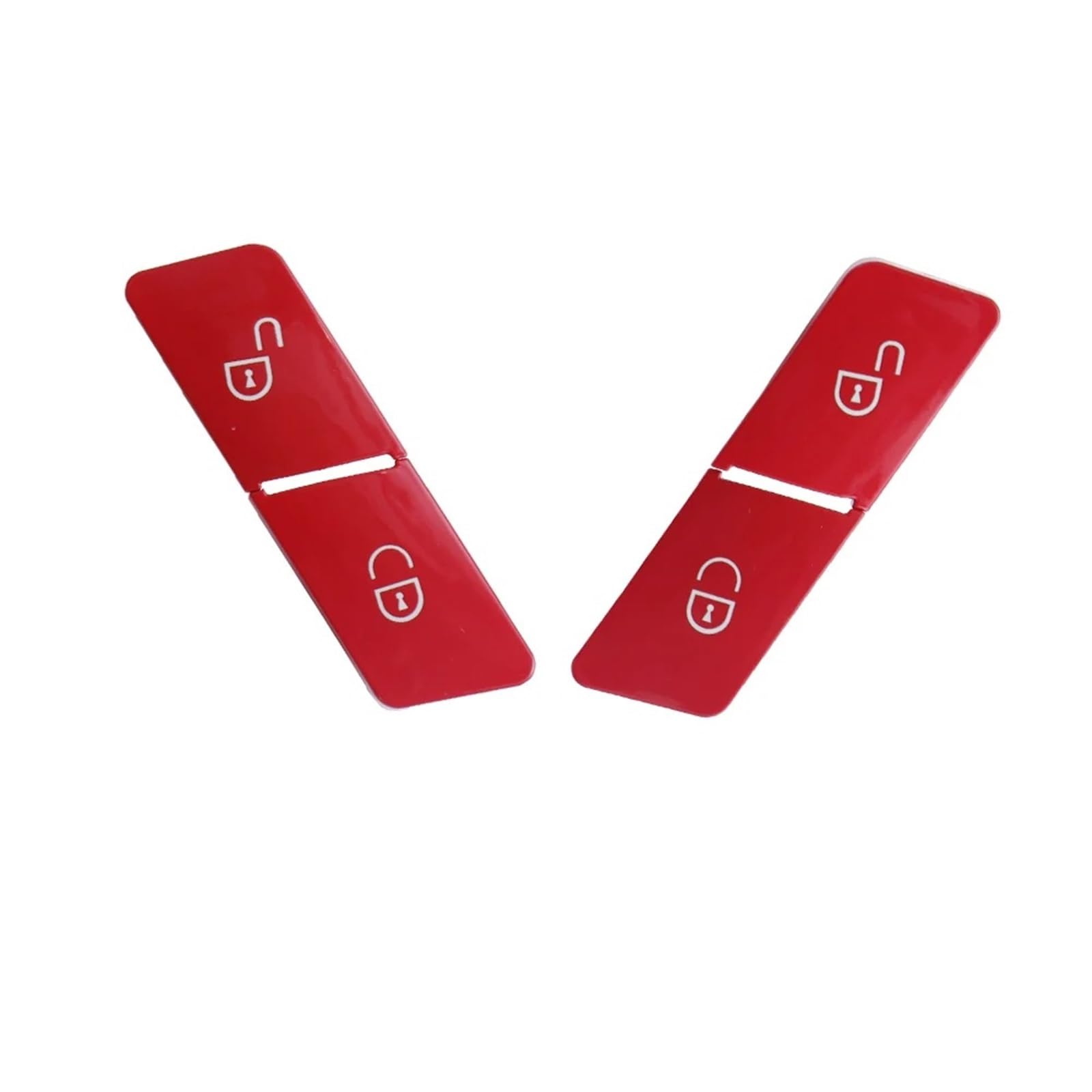 Car Trim Interior for Benz C for GLK W204 E Class W212 W207 GL ML for GLE for GLS W463 W156 W166 Car Interior Left Right Door Lock Switch Button(Red (1 Pair))