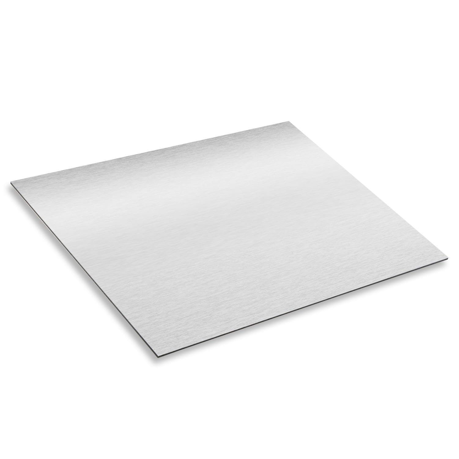 I Placa compuesta de aluminio cepillado plateado I 60 x 40 cm I 3 mm I resistente a la intemperie I para modelismo I construcción de stands I señalización I bricolaje I AZ116