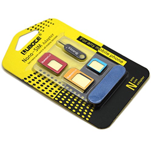 Posh Multi-coloured Nano Sim Adapter by INFLIGHT Products®