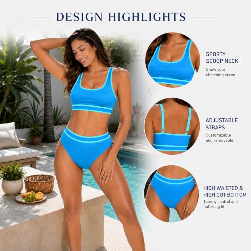 Women's High Waisted Bikini Set - image 4
