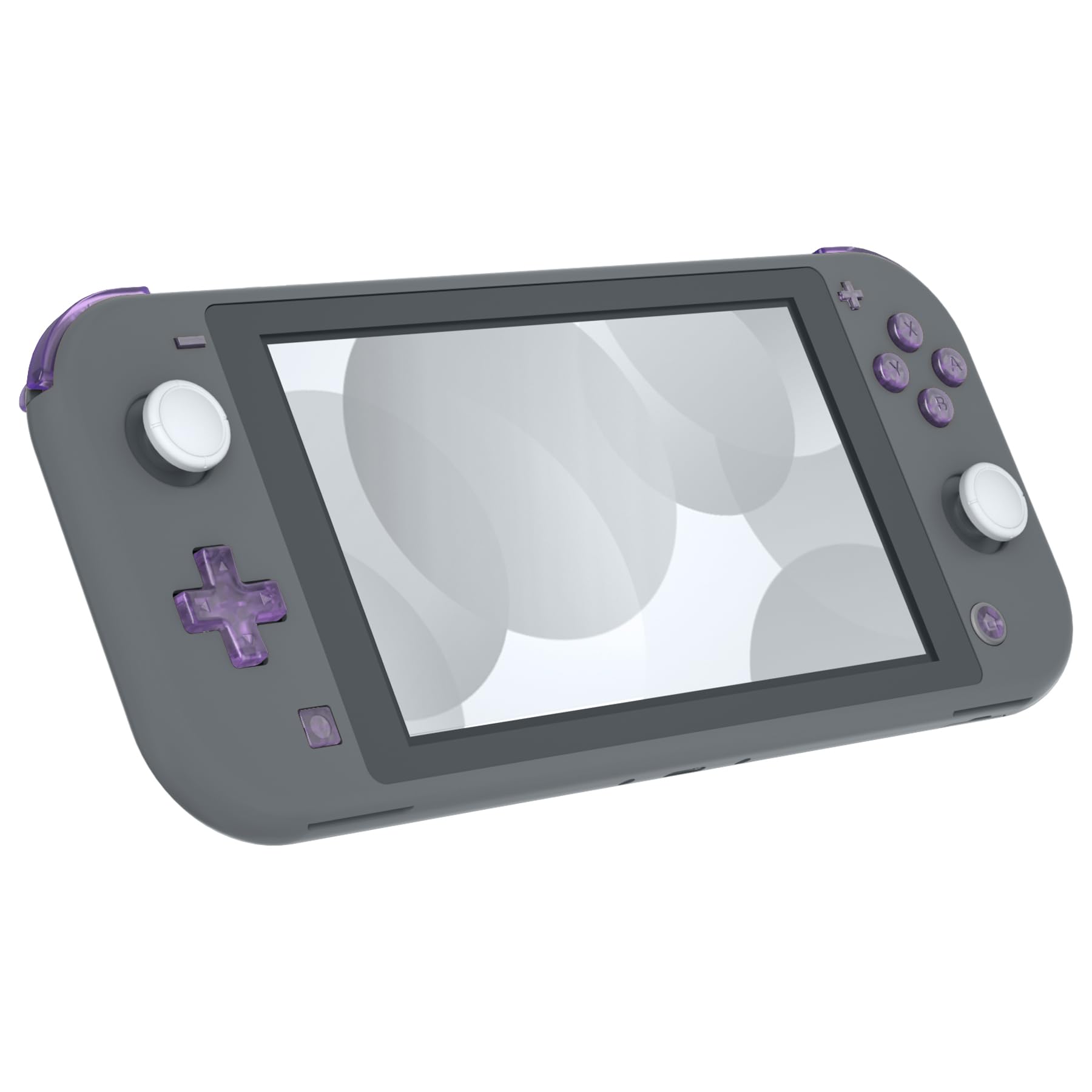 Amazon.com: eXtremeRate Clear Atomic Purple Replacement ABXY Home