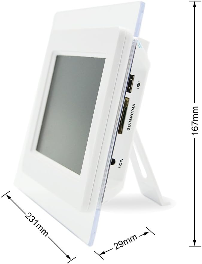 60% Off Discount 7 Inch TFT LCD Screen Digital Photos Display Frame with Calendar Support Tf Sd/Sdhc/USB Flash Drives(White)- Support 32GB SD Card-【Upgrade Version】 Weekly Top Sale 7 Inch TFT LCD Screen Digital Photos Display Frame with Calendar Support Tf Sd/Sdhc/USB Flash Drives(White)- Support 32GB SD Card-【Upgrade Version】