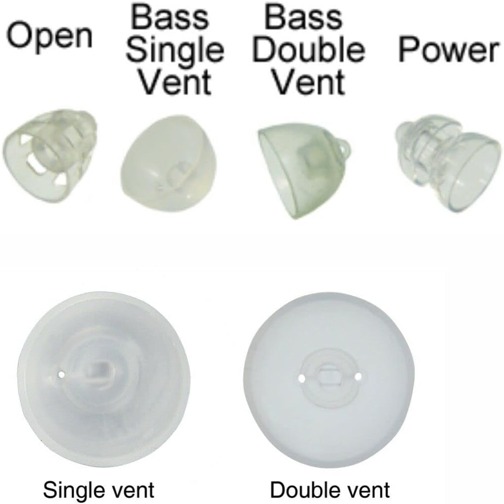 Minifit 8mm Double Bass Domes (2 Pack) Replacement Domes : Health & Household