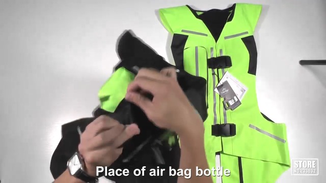Gilet Airbag Moto – Protection Dorsale Et Thoracique, Déclenchement <0.1s, Réutilisable, Réfléchissant