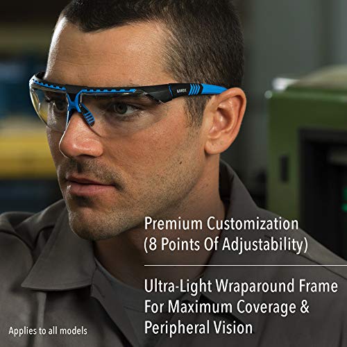 Honeywell Uvex Avatar Safety Glasses, Teal Frame with SCT-Reflect 50 Lens & Anti-Scratch Hardcoat (S2884) - image 2