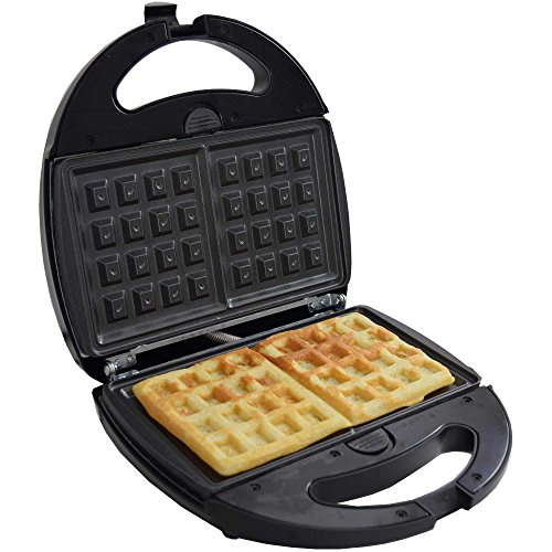 Syntrox Germany Waffeleisen Waffelmaker Chef Maker SM-1300W Waffle Bakery mit herausnehmbaren Backplatten – Bild 3