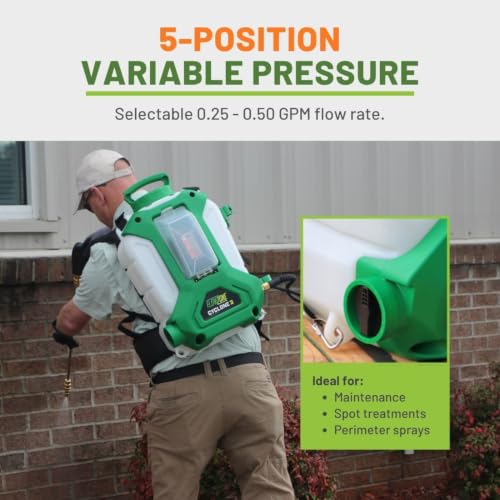 Image of FlowZone Cyclone 3 Battery Backpack Sprayer, 5-Pressure, Battery Included