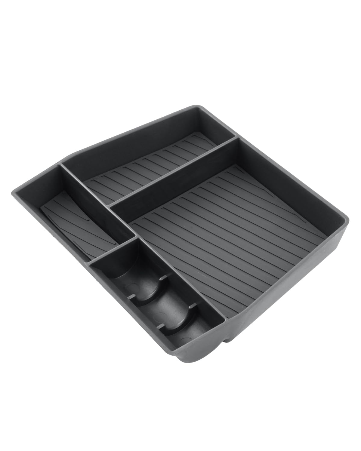 CDEFG Kompatibel mit Dacia Sandero 3/Stepway 3/Jogger 2022-2025 2026 Mittelkonsole Organizer Aufbewahrungsbox Center Console Organizer Tray Handschuhfach Sandero Stepway 3 Zubehör