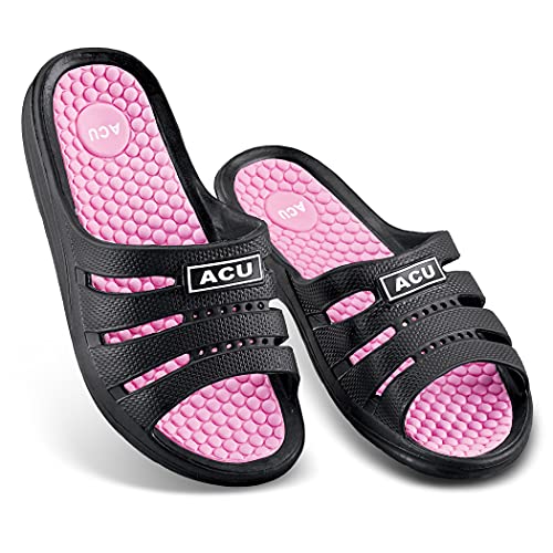 Collections Etc Lightweight Massaging Comfort Waterproof Slides - Helps Enhance Circulation in Feet for Indoor and Outdoor Use2