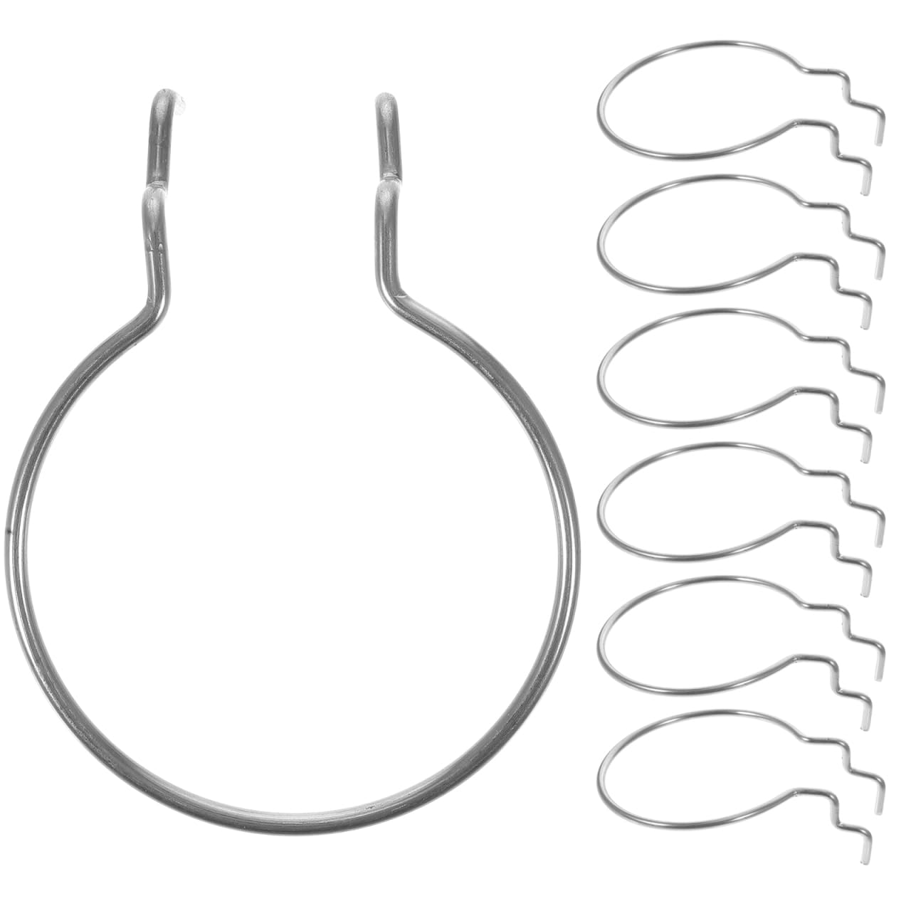 Cabilock Pegboard Cup Holder Hooks 10pcs Heavy Duty Metal Hooks Ring Design for Organizing Cups for Garage