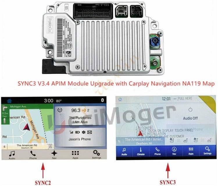 for for-d LINC-oln v3.4 Apim Module with Navigation HC3T-14F014-BD sync3 Module VIN Program