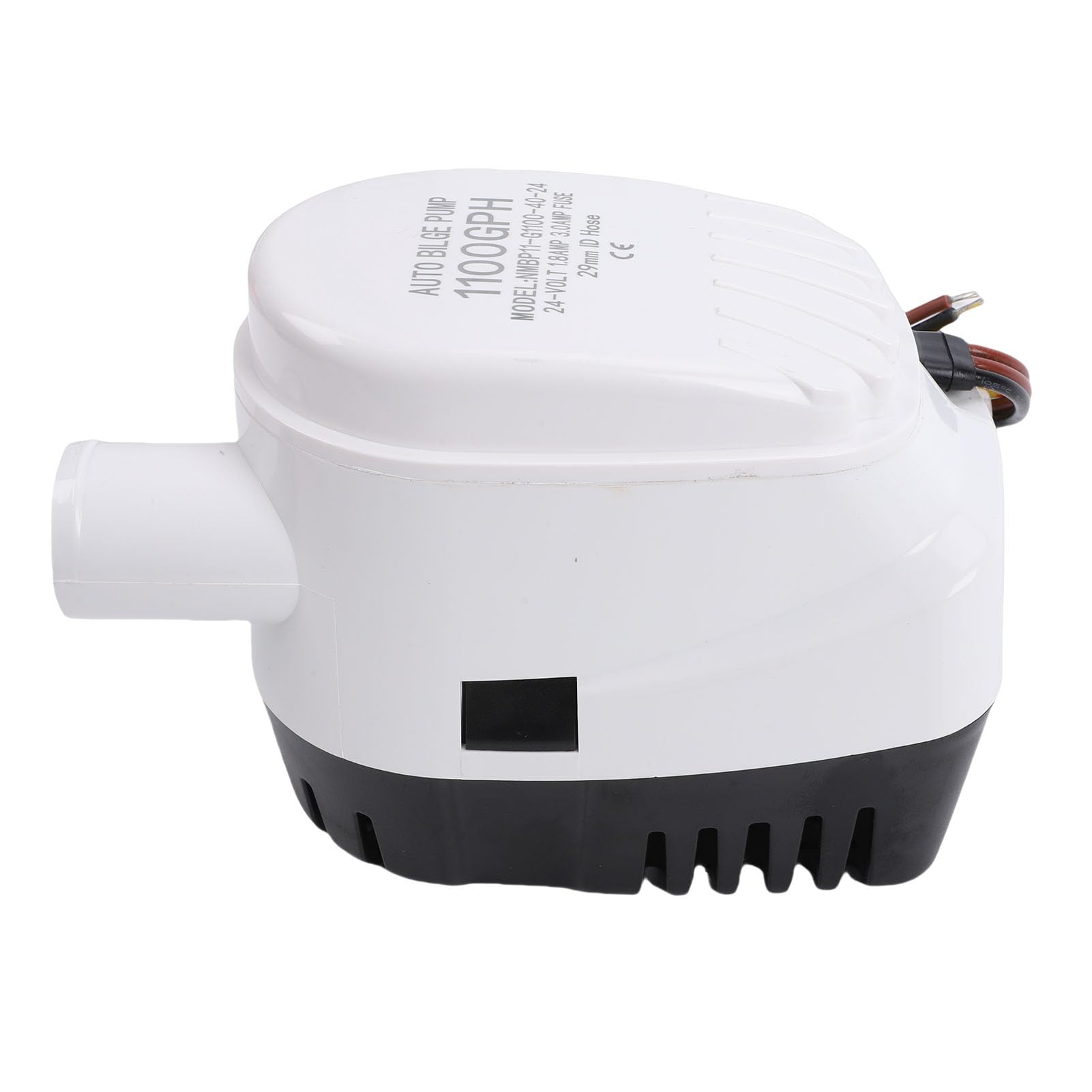 Pompa di Sentina Automatica per Barche, Pompe di Sentina Automatiche per Barche 24V 1100GPH, Pompa di Marina con Interruttore a Galleggiante Incorporato Uscita 1-1/8 Pollice per Varie