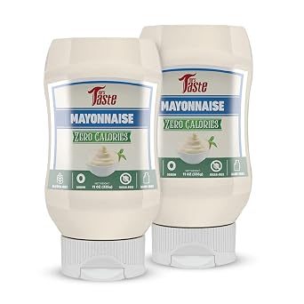 Mrs Taste Multi-Pack Sugar Free Mayo, Zero Calories, Zero Sodium, Zero Sugar, High Fiber, Keto Friendly, Paleo Friendly, Condiments and Sauces 2 Pack, Mayo