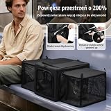 Pecute Torba dla kota z możliwością rozszerzenia, bardzo stabilna torba dla