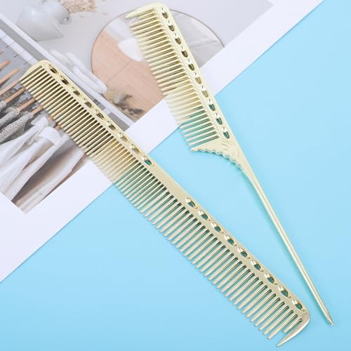 Peines metálicos antistáticos para cabello 21 cm miniatura 2