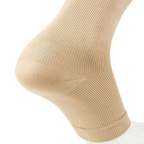 Andoer 2 pares de meias de compressão com zíper perna panturrilha mangas para corrida caminhada esca