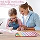 khlerox Belohnungstafel Kinder magnetisch 26 Seiten, 1680 Sterne und 84 Motivationssticker, Belohnungssystem Kinder Wochenplan zur Förderung von Verantwortung und Guten Gewohnheiten (Einhorn)