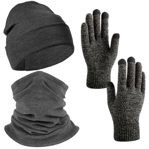 Conjunto de Gorra, Bufanda y Guantes de Invierno para Mujer