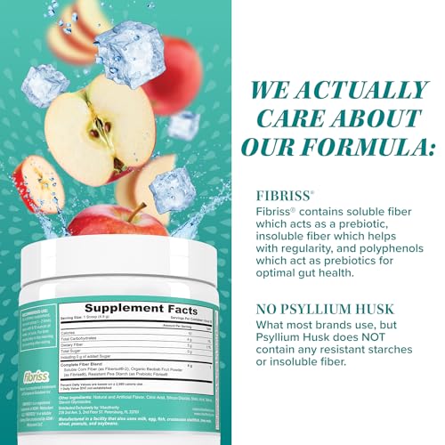 Vitauthority Prebiotic Fiber Powder Supplement - Healthy Gut Cleanse Detox for Women for Digestive Health Regularity Satiety & Bloating Relief for Women - Colon Cleanser & Detox Powder (30 Servings) - Image 7