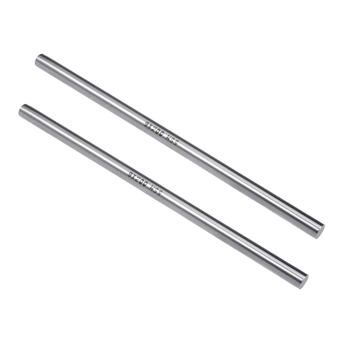 Lot De 2 Barres D'arbre En HSS Diamètre 12 Mm, Longueur 150 Mm - Marque Uxcell
