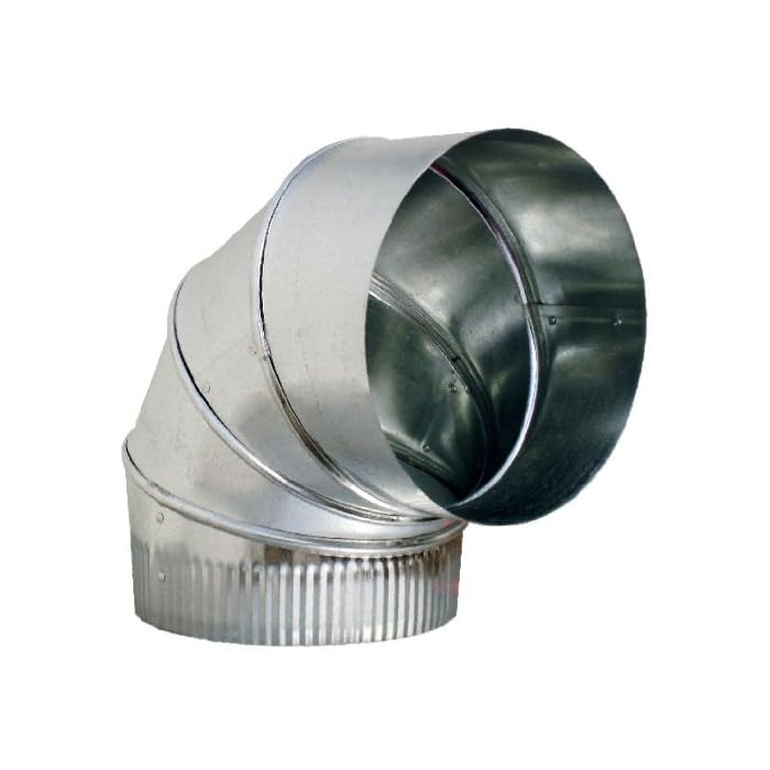 Buy 12 Inch 90Degree HVAC Elbow Duct Galvanized 26 Gauge Adjustable