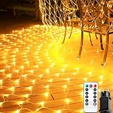 sukaudiz Filet Lumineux Noël Extérieur, 3 M x 2 M-208LED Guirlande Lumineuse Plafond ave...