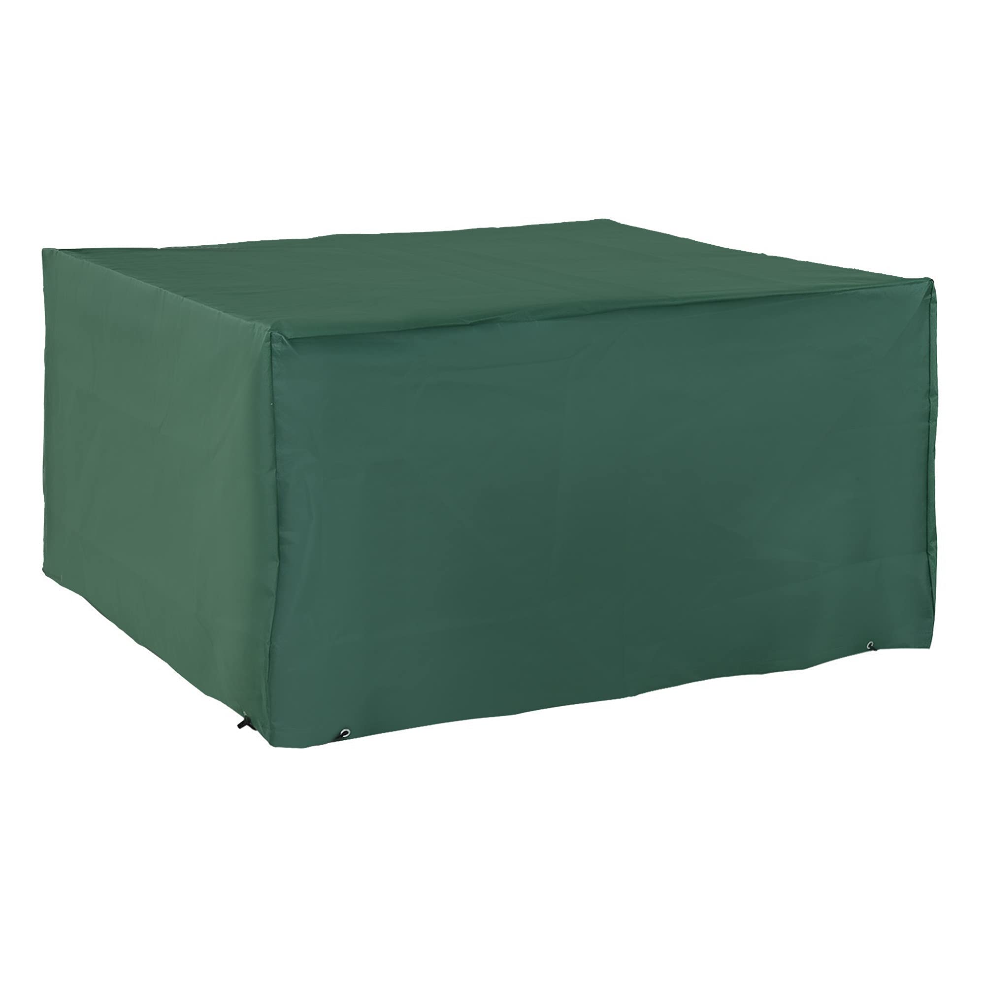 Outsunny Outdoor Garden Furniture Cover Waterproof, Anti-UV 600D Heavy Duty Oxford Fabric Patio Furniture Cover for Rectangular Sofa Table Set, Green, 135 x 135 x 75 cm