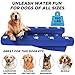 Inflatable Dock Platform with Electric Pump, Dog Boat Ramp Floating Non-Slip Oxford and PVC with Water Ramp for Dogs Pool, Dock, Lake with Traction Rope Dark Blue (4.7ft x 3ft x 6in)