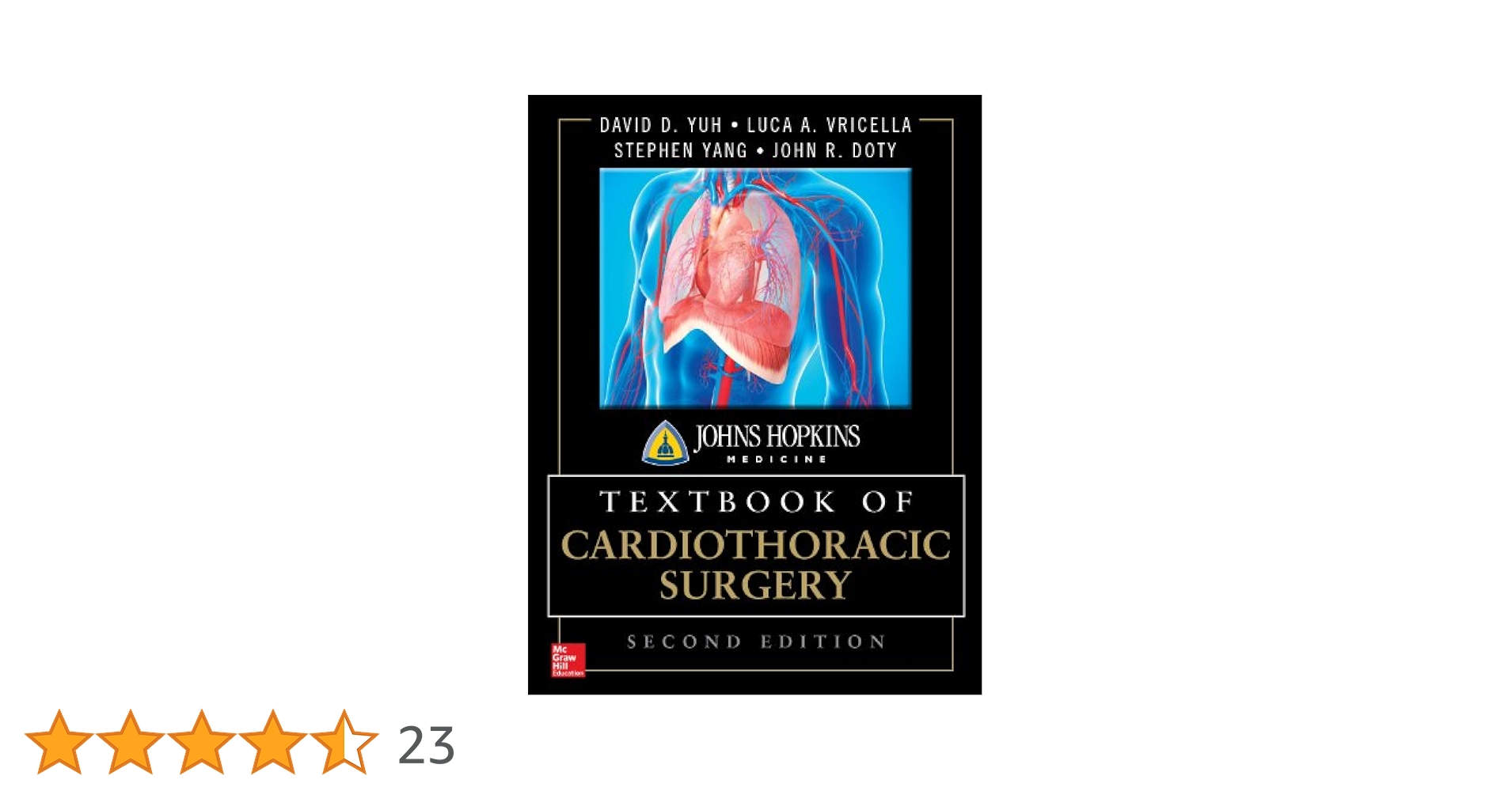 Amazon.com: Johns Hopkins Textbook of Cardiothoracic Surgery