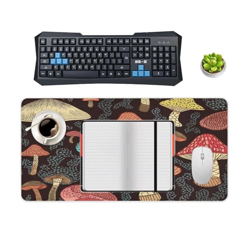 Mushroom Desk Pad con Base Antideslizante de Goma miniatura 4