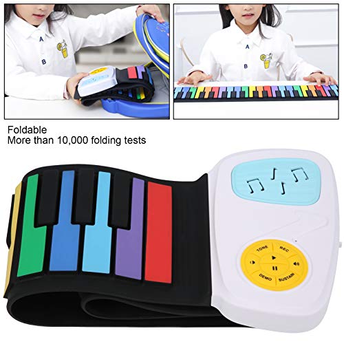 FECAMOS Instrument électronique Pliable, Facile à Ranger en Plastique ABS Haut-Parleur intégré Piano Flexible pour l… - Les Beatles, Paul McCartney, John Lennon, RIngo Starr, George Harrison FECAMOS Instrument électronique Pliable, Facile à Ranger en Plastique ABS Haut-Parleur intégré Piano Flexible pour l… – Image 7