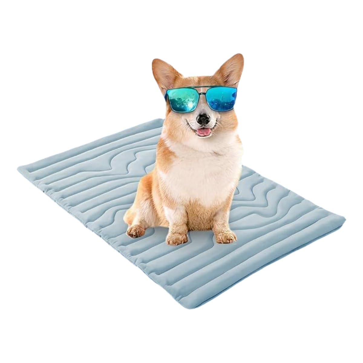 Alfombrilla de refrigeración para perros, manta de refrigeración automática para perros y gatos, alfombrilla de refrigeración para mascotas, cómoda y portátil para alivio de verano