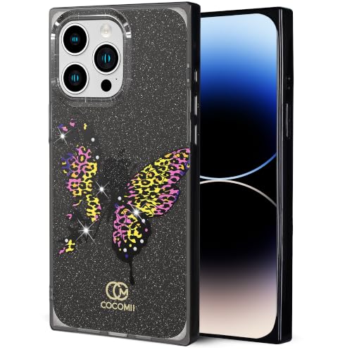 Image of COCOMII Rectangle for iPhone 14 Pro Max Case, Safari Butterfly