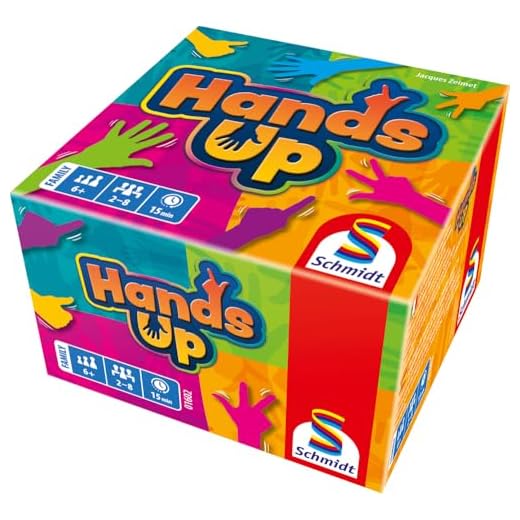 Schmidt Spiele 01602 1602-Hands Up, Kartenspiel, bunt