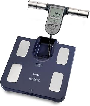 OMRON BF511 Family Body Composition Monitor with 8-Sensor Full Body Measurement, BMI, Body Fat Percentage Analysis - Digital Weighing Scale for Adults/Kids (from 6 Years) - 330 lbs / 150 kg Capacity