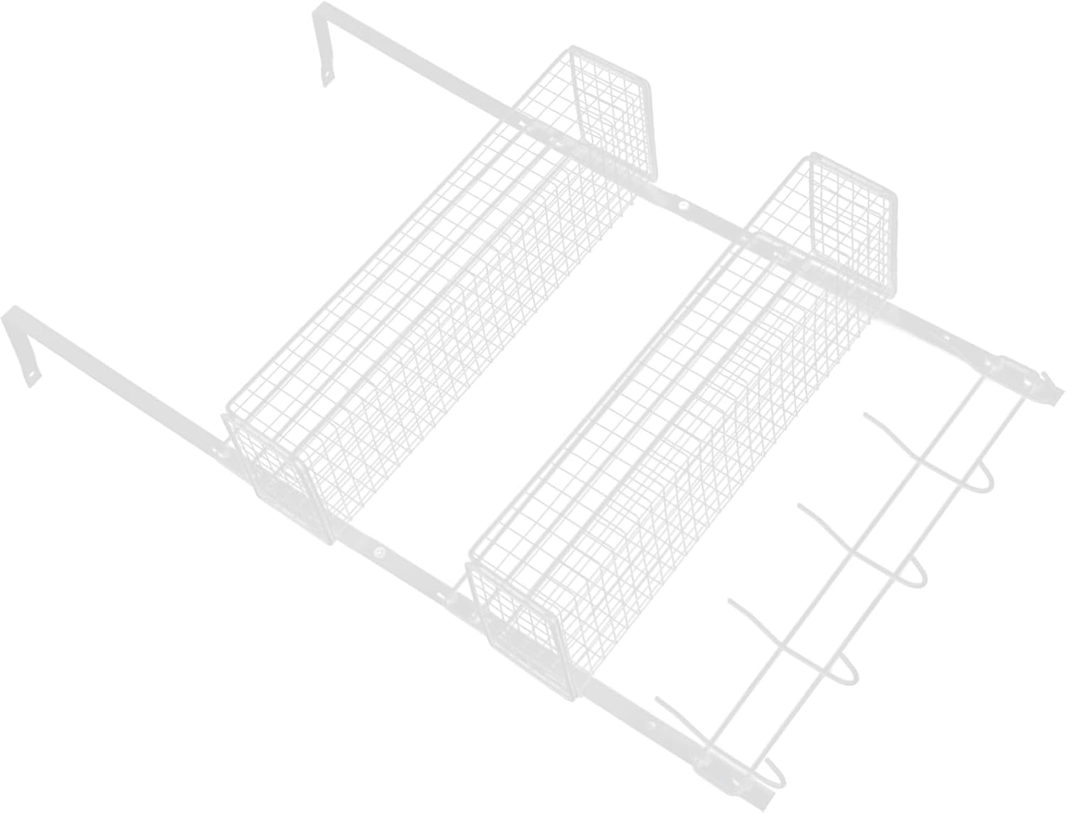 Cabinet Side Hanging Basket Storage Organizer for Kitchen -resistant Vegetable Holder Sturdy Wall-mounted Basket for Efficient Space Saving