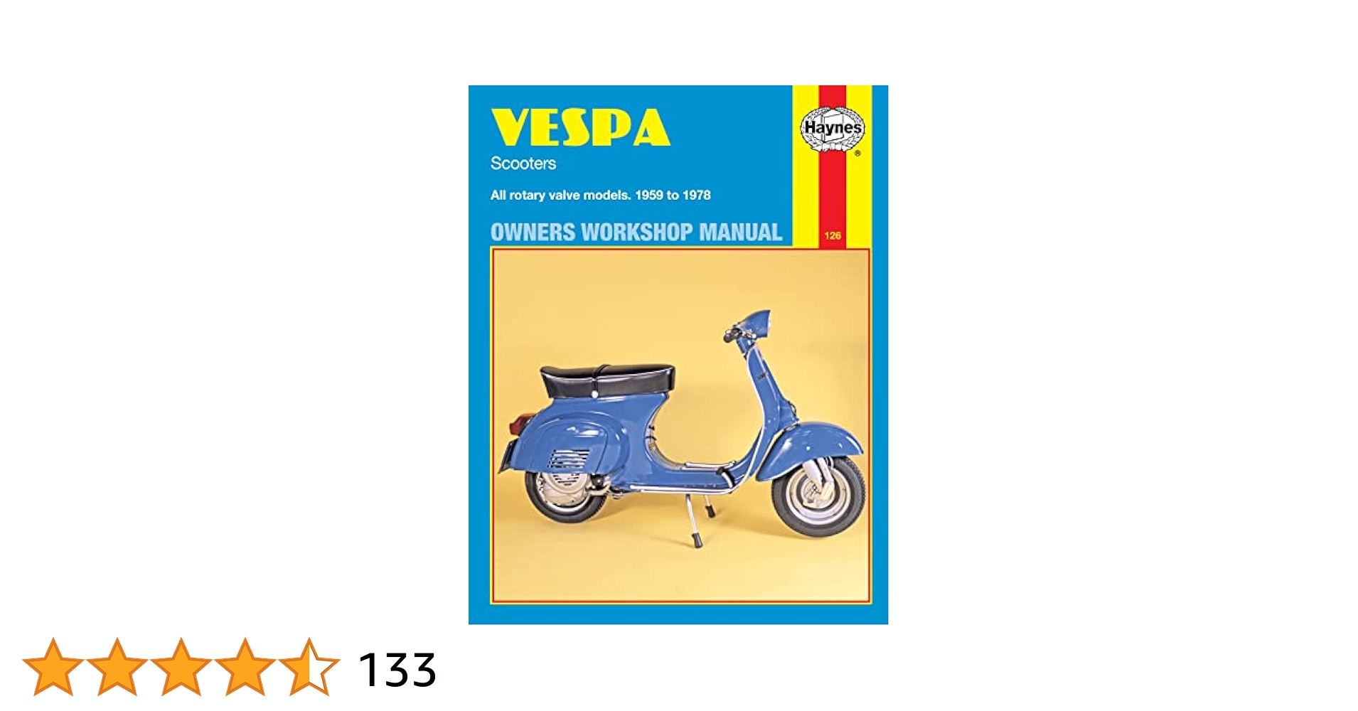 サードストリート】vespa scooter Haynes Vespa GTS, GTV, GT