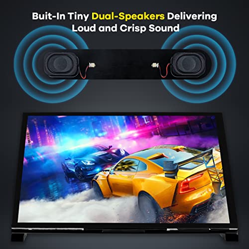 Image of Hosyond 7 Inch IPS LCD Touch Screen Raspberry Pi Monitor Display 1024x600 Capacitive Screen HDMI Monitor Compatible with Raspberry Pi 5 /4B /3B+, BB Black, Windows 10 8 7