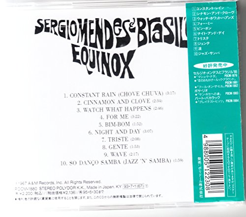 SÉRGIO MENDES & BRASIL '66 SERGIO MENDES & BRASIL - Equinox - Disque CD