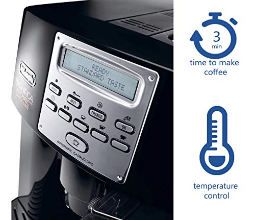 De'Longhi ESAM 3550 Kaffee-Vollautomat Magnifica (1,8L, 15 bar, integriertes Milchsystem) schwarz – Bild 4