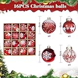 Zoom IMG-1 set di 16 palline natale