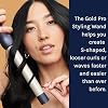 Bio Ionic GoldPro 1 Curling Wand, Blue, Moisture Heat Technology & 24K Gold MX, Ceramic Long Barrel with Adjustable Heat, Versatile Hair Curler for Long-Lasting Curls