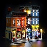 Entwickelt für Lego 10246. Mit diesem Beleuchtungsset können Sie Ihr LEGO Detektivbüro von dunkel nach hell verwandeln,damit es zum Leben erwacht.
