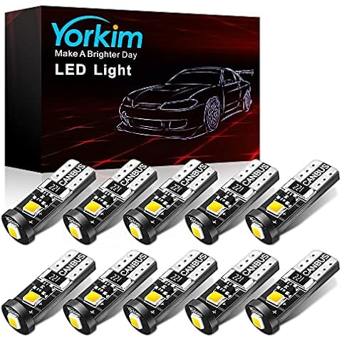 Yorkim 194 LED Bulb Canbus White Cover