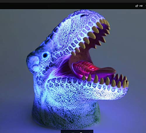 Z Lamp Luces Creativas De Dinosaurios 3d Broma Colorida Decoración Dinosaurio Atmósfera Pequeña Noche Luz Mesa De Dibujos Animados Pequeña Luz De Noche 3 Colorido Cover