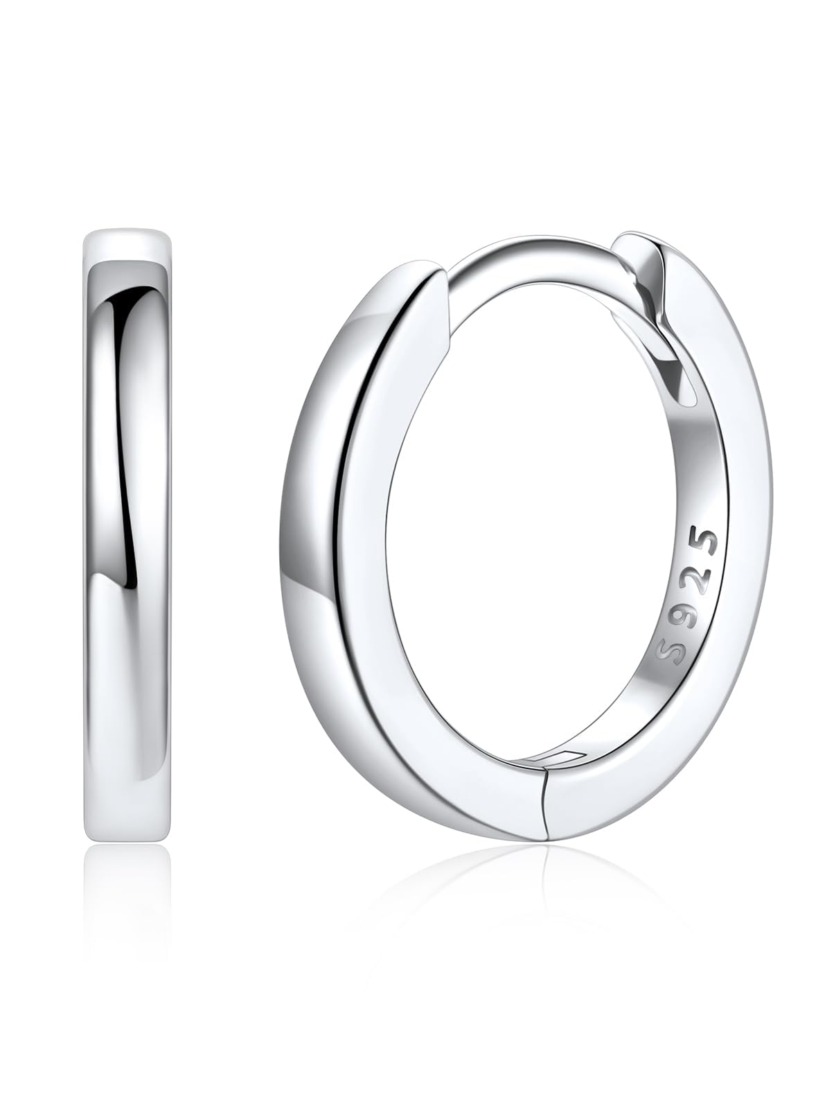 Silvora Sterling Silver Hoop Earrings